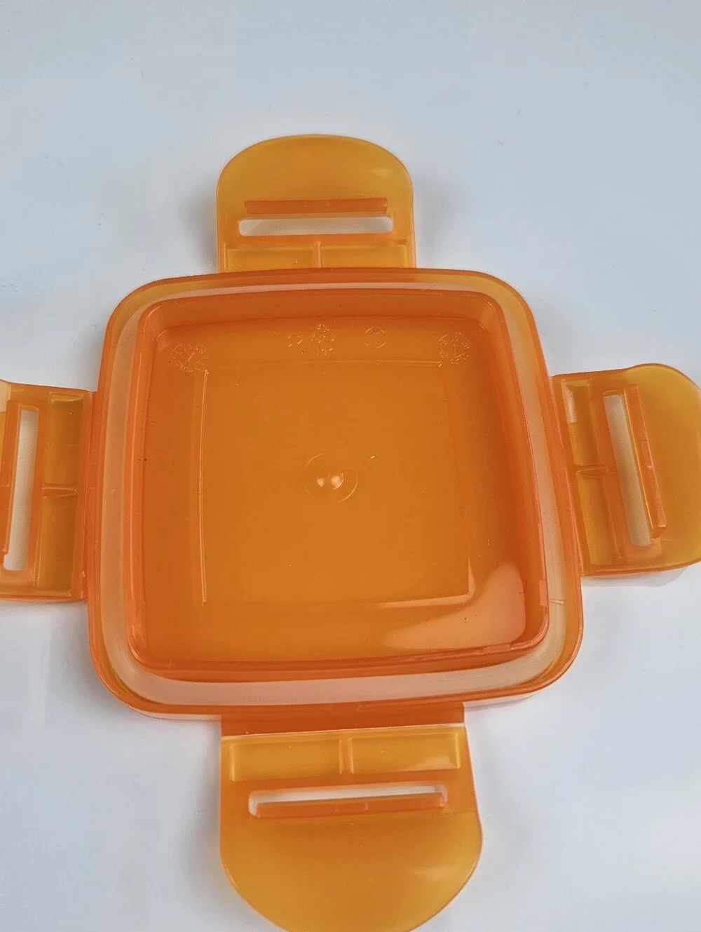 Nutri Chopper Handheld Food Chopper - Orange & Clear- NWOT